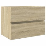 vidaXL Set mobilier de baie, 2 piese, ceramică și lemn prelucrat vidaXL Set mobilier de baie, 2 piese, ceramică și lemn prelucrat