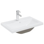 vidaXL Set mobilier de baie, 2 piese, ceramică și lemn prelucrat vidaXL Set mobilier de baie, 2 piese, ceramică și lemn prelucrat