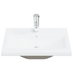 vidaXL Set mobilier de baie, 2 piese, ceramică și lemn prelucrat vidaXL Set mobilier de baie, 2 piese, ceramică și lemn prelucrat