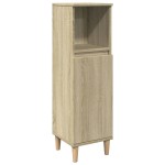 vidaXL Set mobilier de baie, 3 piese, stejar sonoma, lemn prelucrat vidaXL Set mobilier de baie, 3 piese, stejar sonoma, lemn prelucrat