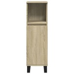 vidaXL Set mobilier de baie, 3 piese, stejar sonoma, lemn prelucrat vidaXL Set mobilier de baie, 3 piese, stejar sonoma, lemn prelucrat