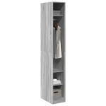 vidaXL Șifonier, gri sonoma, 30x50x200, lemn prelucrat vidaXL Șifonier, gri sonoma, 30x50x200, lemn prelucrat