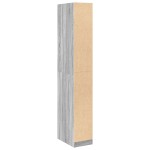 vidaXL Șifonier, gri sonoma, 30x50x200, lemn prelucrat vidaXL Șifonier, gri sonoma, 30x50x200, lemn prelucrat