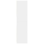 vidaXL Șifonier, alb, 80x50x200 cm, lemn prelucrat vidaXL Șifonier, alb, 80x50x200 cm, lemn prelucrat