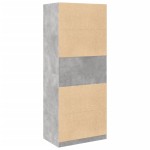 vidaXL Șifonier, gri beton, 80x50x200 cm, lemn prelucrat vidaXL Șifonier, gri beton, 80x50x200 cm, lemn prelucrat