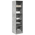 vidaXL Șifonier, gri beton, 50x50x200 cm, PAL vidaXL Șifonier, gri beton, 50x50x200 cm, PAL