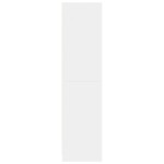 vidaXL Șifonier, alb, 80x50x200 cm, lemn prelucrat