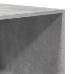 vidaXL Șifonier, gri beton, 80x50x200 cm, lemn prelucrat