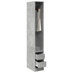 vidaXL Șifonier, gri beton, 30x50x200 cm, lemn prelucrat vidaXL Șifonier, gri beton, 30x50x200 cm, lemn prelucrat