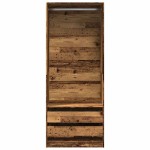 vidaXL Șifonier, lemn vechi, 80x50x200 cm, lemn prelucrat vidaXL Șifonier, lemn vechi, 80x50x200 cm, lemn prelucrat