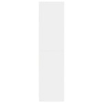 vidaXL Șifonier, alb, 80x50x200 cm, lemn prelucrat vidaXL Șifonier, alb, 80x50x200 cm, lemn prelucrat
