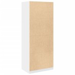 vidaXL Șifonier, alb, 80x50x200 cm, lemn prelucrat vidaXL Șifonier, alb, 80x50x200 cm, lemn prelucrat