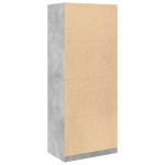 vidaXL Șifonier, gri beton, 80x50x200 cm, lemn prelucrat vidaXL Șifonier, gri beton, 80x50x200 cm, lemn prelucrat