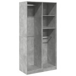 vidaXL Șifonier, gri beton, 100x50x200 cm, PAL vidaXL Șifonier, gri beton, 100x50x200 cm, PAL
