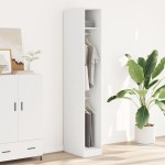 vidaXL Șifonier, alb, 30x50x200 cm, lemn prelucrat vidaXL Șifonier, alb, 30x50x200 cm, lemn prelucrat