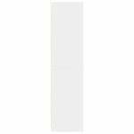 vidaXL Șifonier, alb, 50x50x200 cm, lemn prelucrat