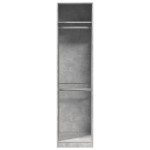 vidaXL Șifonier, gri beton, 50x50x200 cm, PAL vidaXL Șifonier, gri beton, 50x50x200 cm, PAL
