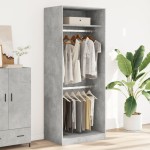 vidaXL Șifonier, gri beton, 80x50x200 cm, lemn prelucrat vidaXL Șifonier, gri beton, 80x50x200 cm, lemn prelucrat