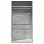 vidaXL Șifonier, gri beton, 100x50x200 cm, PAL vidaXL Șifonier, gri beton, 100x50x200 cm, PAL
