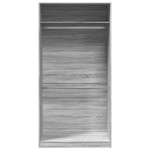 vidaXL Șifonier, gri sonoma, 100x50x200 cm, lemn prelucrat