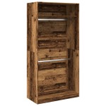 vidaXL Șifonier, lemn vechi, 100 x 50 x 200 cm, lemn prelucrat vidaXL Șifonier, lemn vechi, 100 x 50 x 200 cm, lemn prelucrat