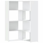 vidaXL Bibliotecă 4 niveluri, alb, 85x85x140 cm, lemn prelucrat vidaXL Bibliotecă 4 niveluri, alb, 85x85x140 cm, lemn prelucrat
