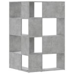 vidaXL Bibliotecă 4 niveluri gri beton 85x85x140 cm lemn prelucrat vidaXL Bibliotecă 4 niveluri gri beton 85x85x140 cm lemn prelucrat