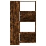 vidaXL Bibliotecă 4 niveluri stejar fumuriu 85x85x140cm lemn prelucrat vidaXL Bibliotecă 4 niveluri stejar fumuriu 85x85x140cm lemn prelucrat