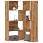 vidaXL Bibliotecă 4 nivel stejar artizanal 85x85x140 cm lemn prelucrat vidaXL Bibliotecă 4 nivel stejar artizanal 85x85x140 cm lemn prelucrat