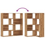 vidaXL Bibliotecă 4 nivel stejar artizanal 85x85x140 cm lemn prelucrat vidaXL Bibliotecă 4 nivel stejar artizanal 85x85x140 cm lemn prelucrat