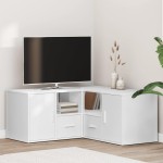vidaXL Dulap de colț, alb, 160x40x45 cm, lemn prelucrat vidaXL Dulap de colț, alb, 160x40x45 cm, lemn prelucrat