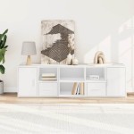 vidaXL Dulap de colț, alb, 160x40x45 cm, lemn prelucrat vidaXL Dulap de colț, alb, 160x40x45 cm, lemn prelucrat