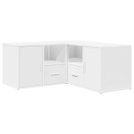 vidaXL Dulap de colț, alb, 160x40x45 cm, lemn prelucrat vidaXL Dulap de colț, alb, 160x40x45 cm, lemn prelucrat