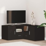 vidaXL Dulap de colț, negru, 160x40x45 cm, lemn prelucrat vidaXL Dulap de colț, negru, 160x40x45 cm, lemn prelucrat