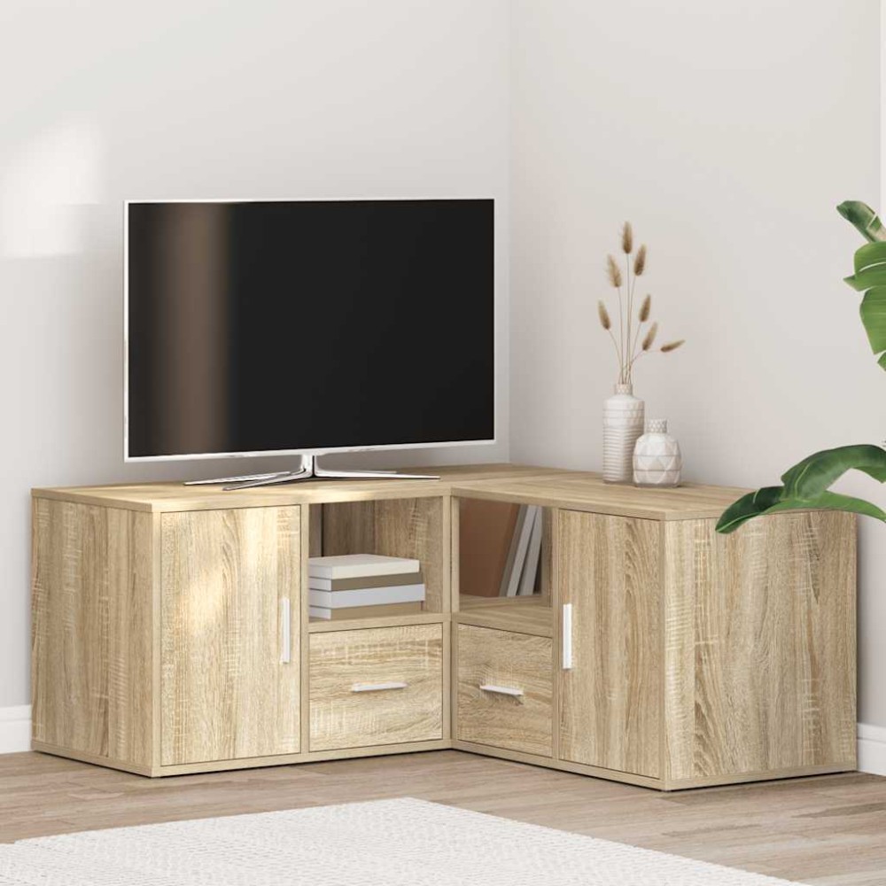 vidaXL Dulap de colț, stejar sonoma, 160x40x45 cm, lemn prelucrat