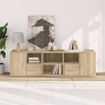 vidaXL Dulap de colț, stejar sonoma, 160x40x45 cm, lemn prelucrat