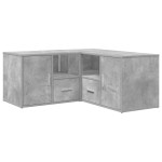 vidaXL Dulap de colț, gri beton, 160x40x45 cm, lemn prelucrat vidaXL Dulap de colț, gri beton, 160x40x45 cm, lemn prelucrat