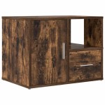 vidaXL Dulap colțar, stejar fumuriu, 160x40x45 cm, lemn prelucrat