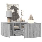 vidaXL Dulap colțar, gri sonoma, 160x40x45 cm, lemn prelucrat vidaXL Dulap colțar, gri sonoma, 160x40x45 cm, lemn prelucrat