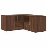 vidaXL Dulap colțar, stejar maro, 160x40x45 cm, lemn prelucrat vidaXL Dulap colțar, stejar maro, 160x40x45 cm, lemn prelucrat