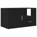 vidaXL Dulap de colț, negru, 200x40x45 cm, lemn prelucrat vidaXL Dulap de colț, negru, 200x40x45 cm, lemn prelucrat