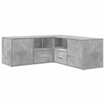 vidaXL Dulap de colț, gri beton, 200x40x45 cm, lemn prelucrat vidaXL Dulap de colț, gri beton, 200x40x45 cm, lemn prelucrat