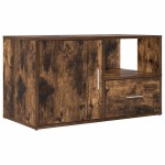vidaXL Dulap colțar, stejar fumuriu, 200x40x45 cm, lemn prelucrat vidaXL Dulap colțar, stejar fumuriu, 200x40x45 cm, lemn prelucrat