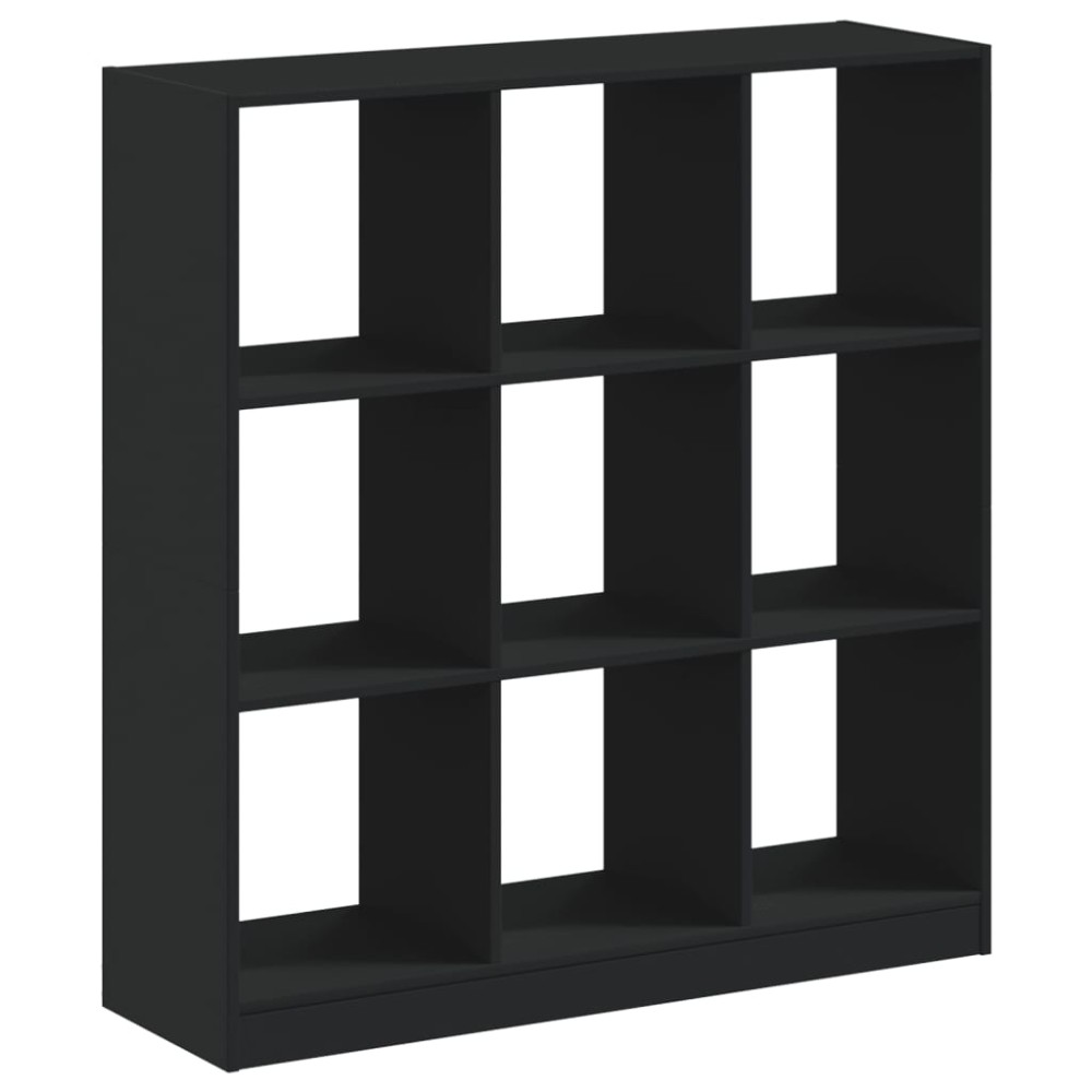 vidaXL Bibliotecă, negru, 102x32x108 cm, lemn prelucrat