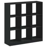 vidaXL Bibliotecă, negru, 102x32x108 cm, lemn prelucrat vidaXL Bibliotecă, negru, 102x32x108 cm, lemn prelucrat