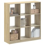 vidaXL Bibliotecă, stejar sonoma, 102x32x108 cm, lemn prelucrat vidaXL Bibliotecă, stejar sonoma, 102x32x108 cm, lemn prelucrat