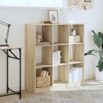vidaXL Bibliotecă, stejar sonoma, 102x32x108 cm, lemn prelucrat vidaXL Bibliotecă, stejar sonoma, 102x32x108 cm, lemn prelucrat