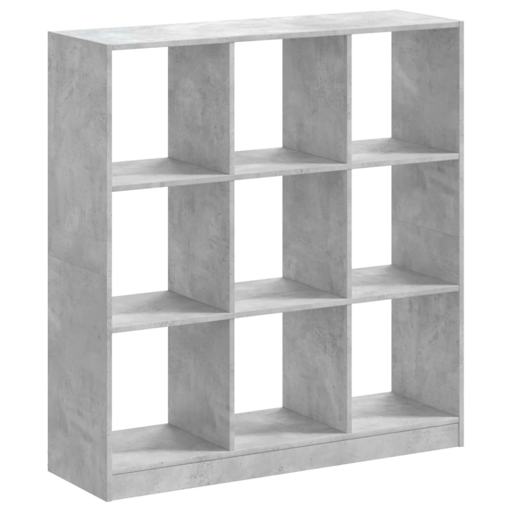 vidaXL Bibliotecă, gri beton, 102x32x108 cm, lemn prelucrat