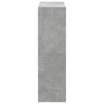 vidaXL Bibliotecă, gri beton, 102x32x108 cm, lemn prelucrat vidaXL Bibliotecă, gri beton, 102x32x108 cm, lemn prelucrat