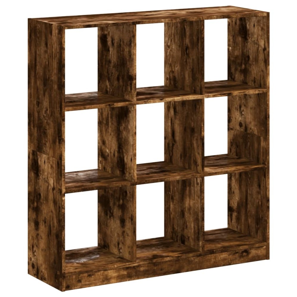 vidaXL Bibliotecă, stejar fumuriu, 102x32x108 cm, lemn prelucrat